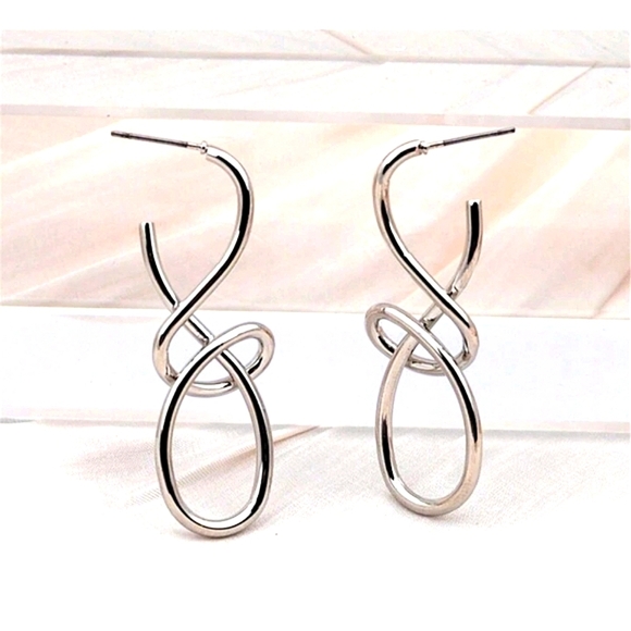 NEW‼️Stylish Twist Earrings - Picture 1 of 4